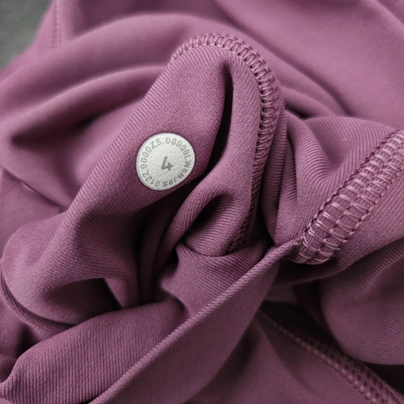 Lululemon Swift Speed High-Rise Crop 21"Velvet Dust (First Release) Sz 4 - Picture 6 of 8